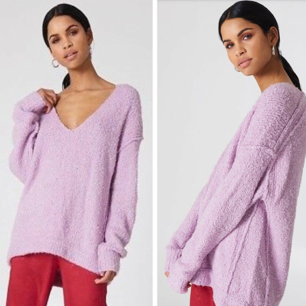 🎉HP⭐️Free People Lofty V-Neck Sweater - Picture 11 of 11